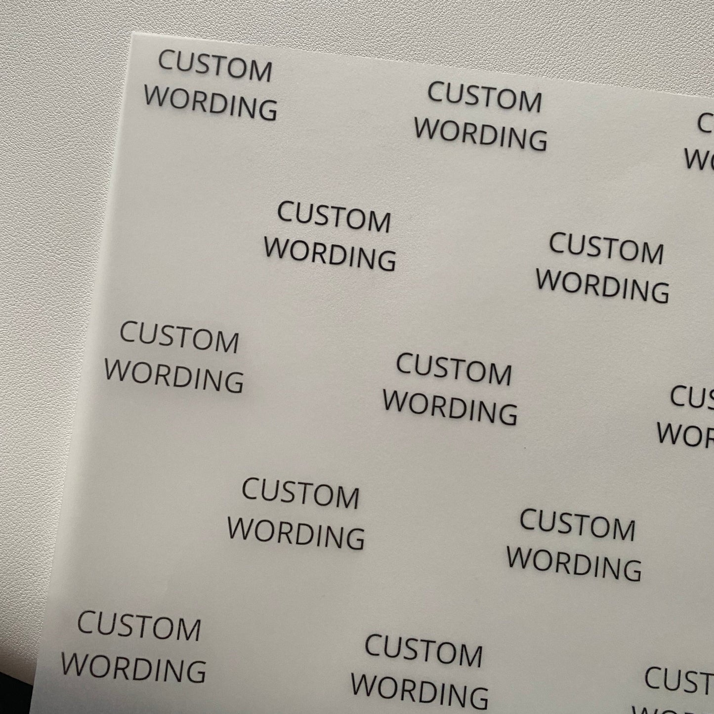 Custom wrapping paper